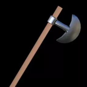 Old Viking Axe 3d model