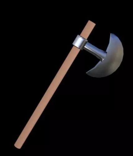 Modern Axe Branch Tree Handle 3d model