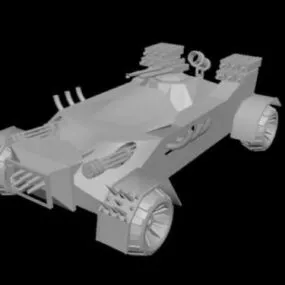 Vehicle Wagon Wheel 3d model