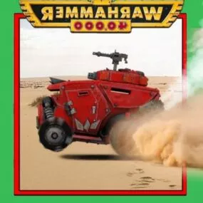 Warbuggy Ork Vehicle 3d model