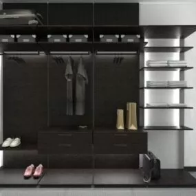 Bedroom Wardrobe V1 3d model