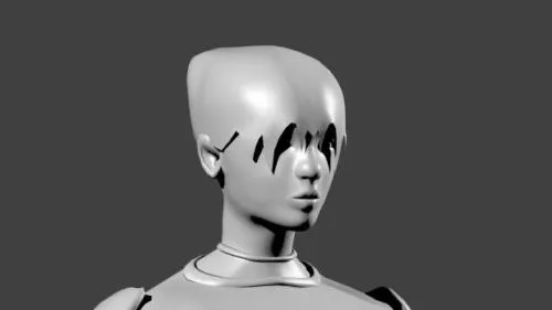 Hot Bikini Girl 3d model