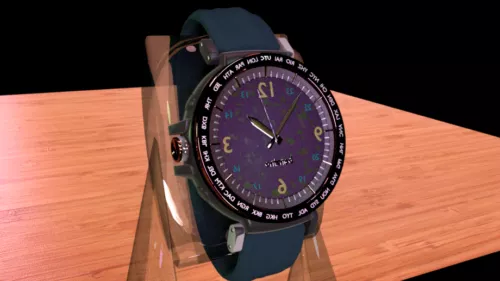 Round Smart Watch 3d model Round Smart Watch 3d model