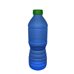 Plastic Water Bottle 3d model
