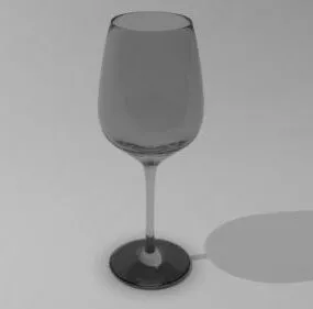 Wine Glass V1 3d model