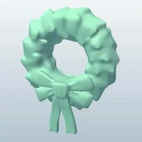 Lowpoly Wreath 3d model