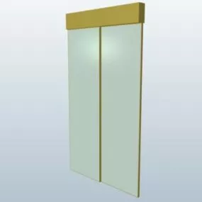 Closet Mirror Facade 3d model