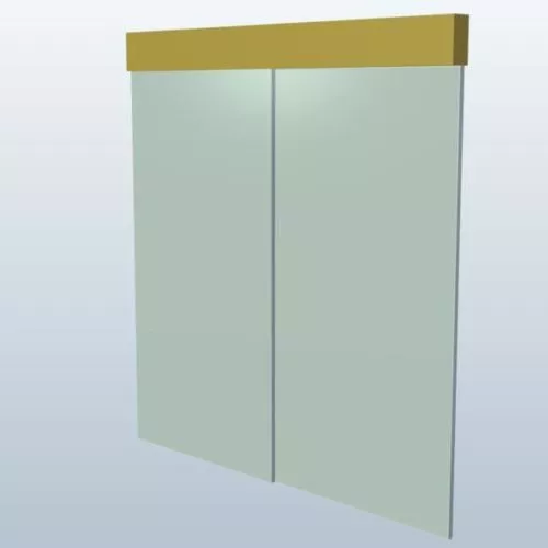 Closet Mirror 3d model Closet Mirror 3d model