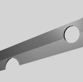 Zabuza Sword Weapon 3d model