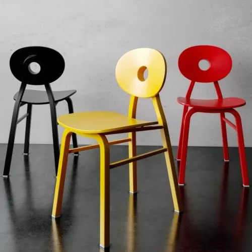 Zanotta Modern Chair 3d model Zanotta Modern Chair 3d model