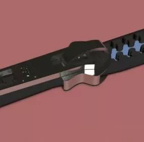 Clothes Zipper 3d model