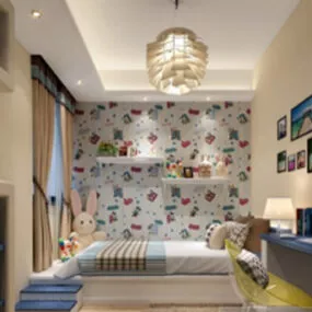 Luxury Children’s Room 3d model