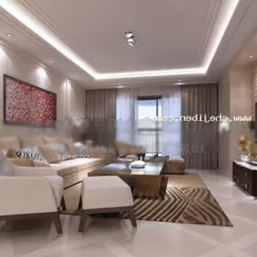 Living Room V12 3d model