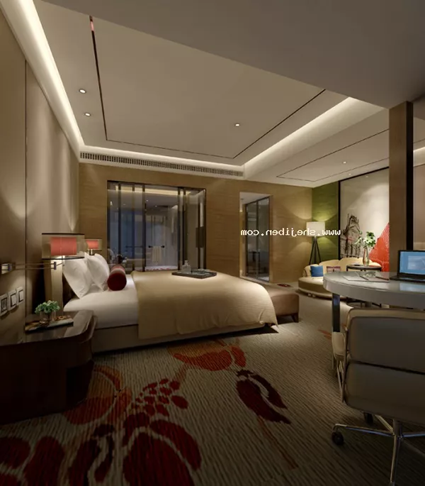 Warm Hotel Room Interior V1 3d model Warm Hotel Room Interior V1 3d model