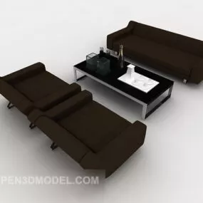 Modern Business Simple Sofa 3d model