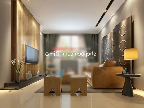 Apartment Room Perspective 3d model