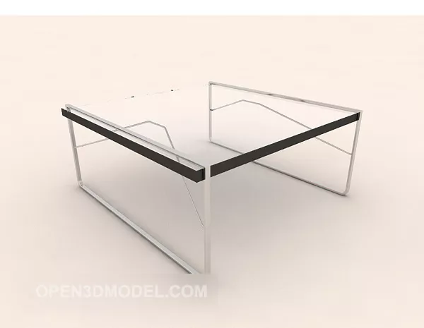 Simple Home Glass Coffee Table 3d model Simple Home Glass Coffee Table 3d model