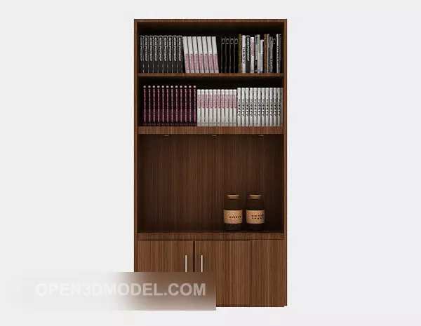 Simple Bookcase 3d model Simple Bookcase 3d model