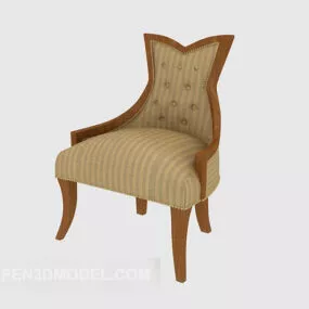 European Sofa Chair Vintage 3d model
