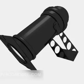 Stage Black Spotlight Decor 3d model