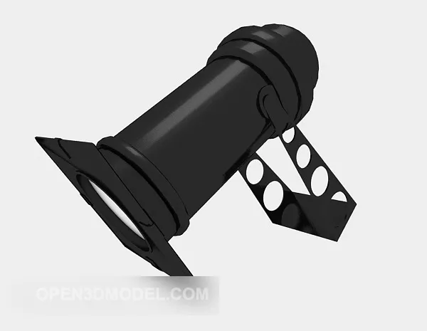 Stage Black Spotlight Decor 3d model Stage Black Spotlight Decor 3d model