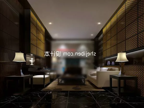 Living Room Dark Wood Furniture Interior 3d model Living Room Dark Wood Furniture Interior 3d model