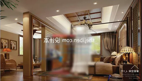 Southeast Asian Bedroom Decor Interior 3d model Southeast Asian Bedroom Decor Interior 3d model