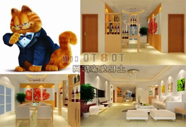 Living Room Simple Wood Furniture Interior 3d model Living Room Simple Wood Furniture Interior 3d model