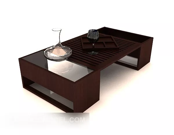 Modern Chinese Simple Coffee Table 3d model Modern Chinese Simple Coffee Table 3d model