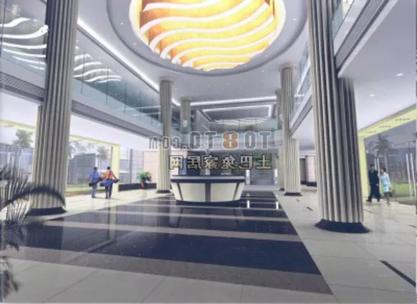 Commercial Mall Hall Space 3d model Commercial Mall Hall Space 3d model