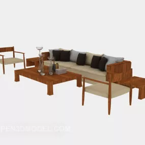 Modern Home Simple Sofa Sets V1 3d model
