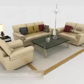 Modern Style Home Sofa Sets 3d model