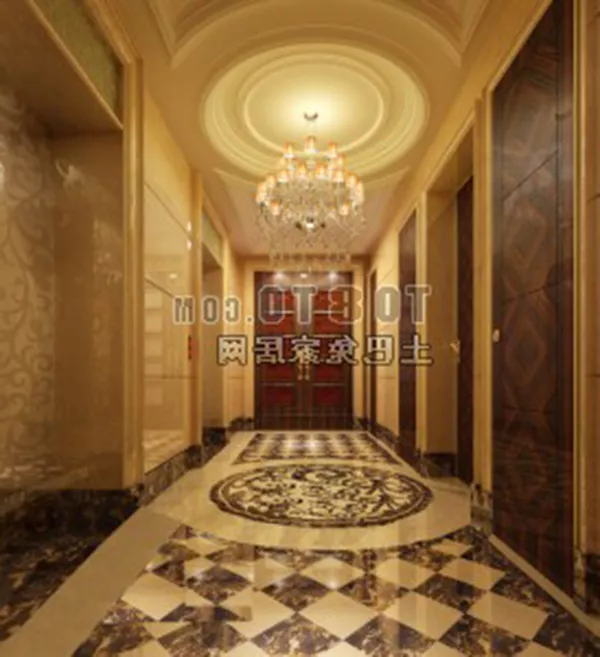 Home Luxury Lobby Interior 3d model Home Luxury Lobby Interior 3d model