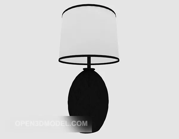 Modern Minimalist Home Lamp White Shade 3d model Modern Minimalist Home Lamp White Shade 3d model