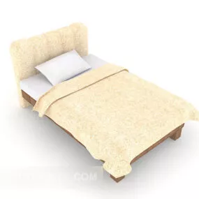 Home Single Bed Furniture 3d model