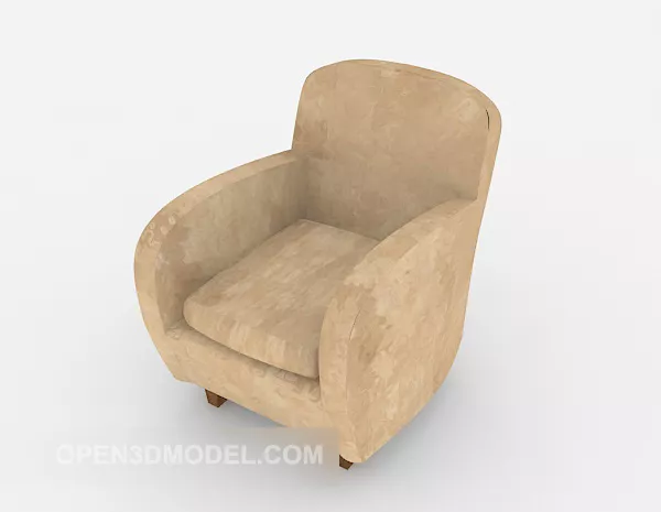 Home Simple Single Sofa Furniture 3d model Home Simple Single Sofa Furniture 3d model