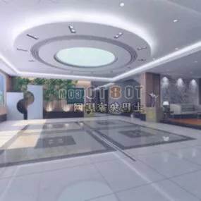 Round Ceiling Center 3d model