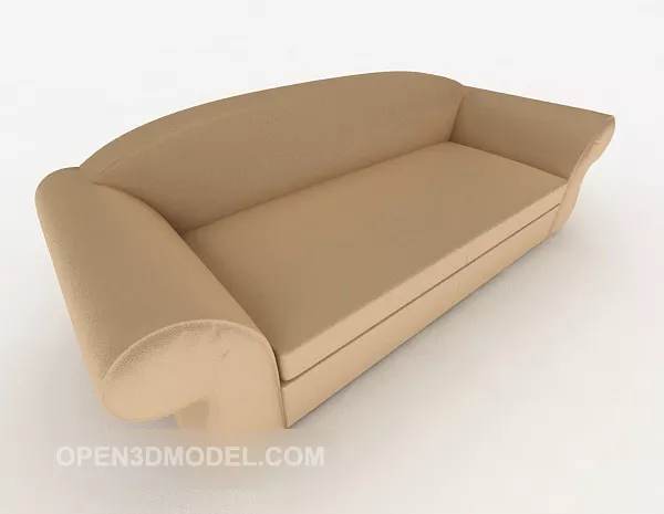 Home Simple Sofa Furniture 3d model Home Simple Sofa Furniture 3d model