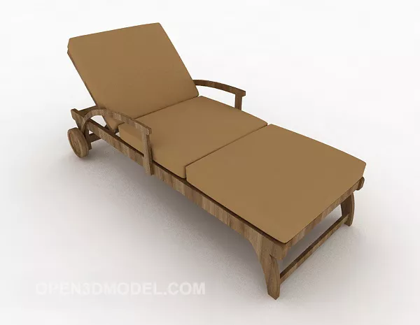 Outdoor Lounge Rattan Style 3d model