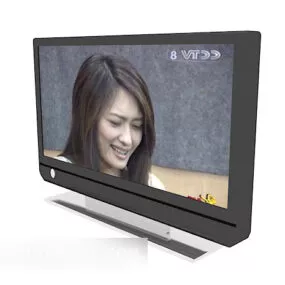 Tv Screen Early Flat Design 3d model