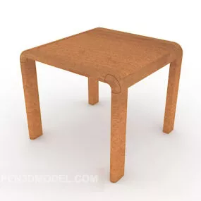 Home Bench Solid Wooden 3d model