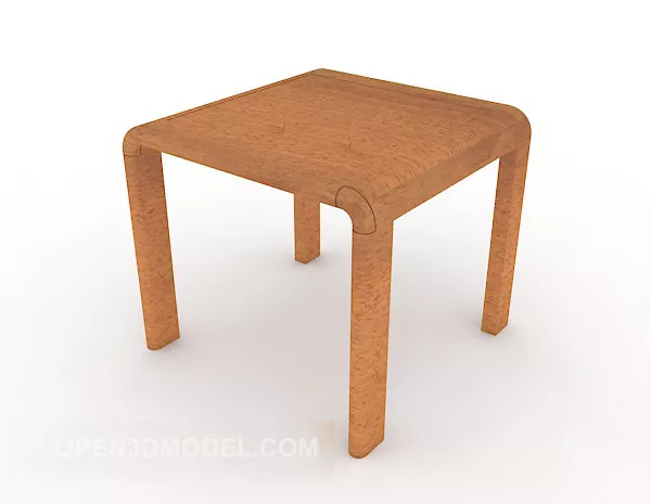 Home Bench Solid Wooden 3d model Home Bench Solid Wooden 3d model