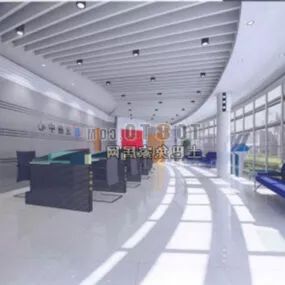 Commercial Hall 3d model