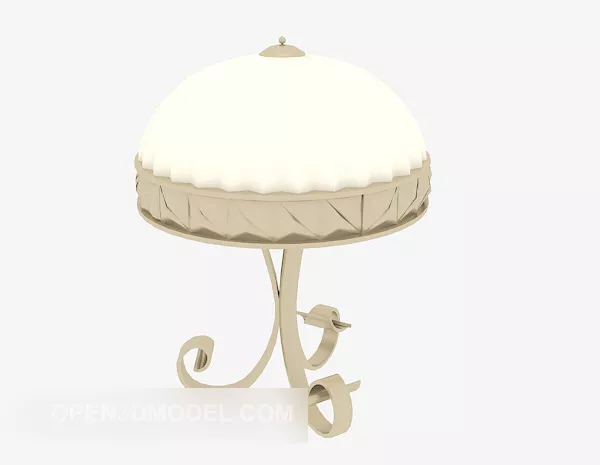 Simple Table Lamp Antique 3d model Simple Table Lamp Antique 3d model