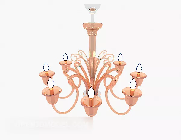 Atmospheric Chandelier Lamp 3d model Atmospheric Chandelier Lamp 3d model