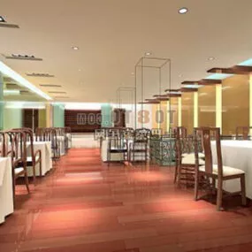 Restaurant Furniture V1 3d model