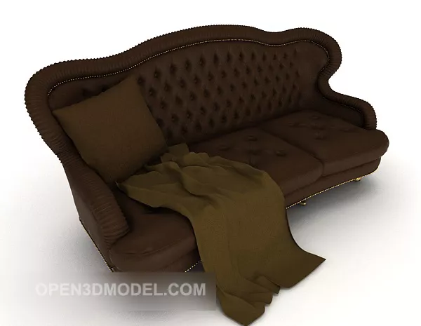 European-style Home High-end Sofa 3d model European-style Home High-end Sofa 3d model