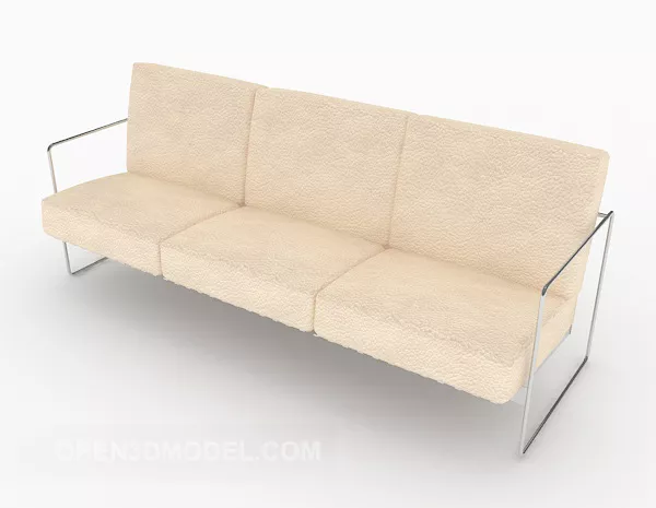 Yellow Multi Seaters Sofa Design 3d model Yellow Multi Seaters Sofa Design 3d model