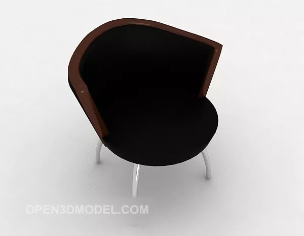 Black Single Sofa Design V2 3d model Black Single Sofa Design V2 3d model