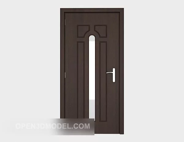 Home Door Design Dark Brown 3d model Home Door Design Dark Brown 3d model